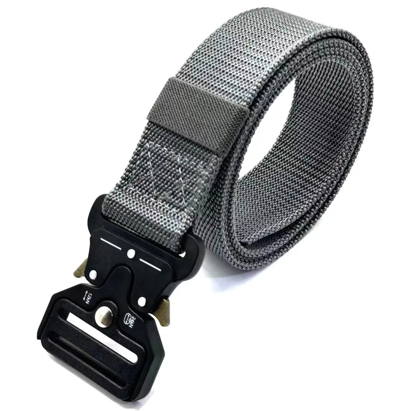 🎯🪖 Tactical Men’s Belt – Outdoor Combat & Survival Ζώνη από Nylon & Canvas με Quick Release Buckle