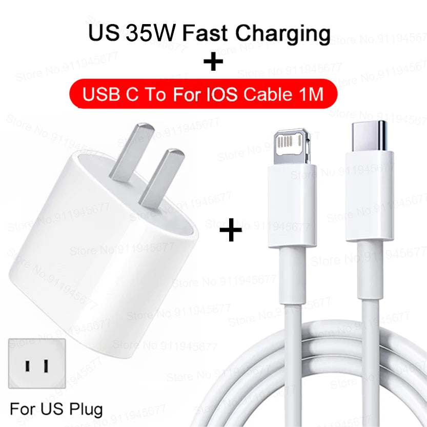 ⚡📱 PD 35W Type-C Fast Charging Cable για iPhone – Super Γρήγορη & Ασφαλής Φόρτιση
