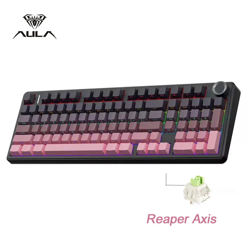 ⌨️🎮 AULA F99PRO Gaming Keyboard – Pro-Level Εμπειρία Πληκτρολόγησης με 3 Τρόπους Σύνδεσης & Gasket Design!