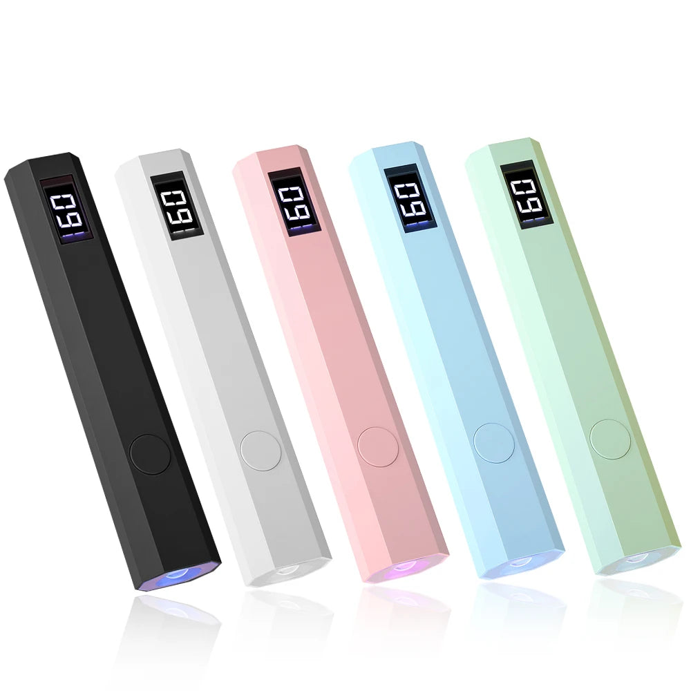 💅💡 YIKOOLIN Mini Handheld UV Nail Lamp – Επαγγελματική Φορητή Λάμπα Νυχιών για Γρήγορο Στέγνωμα Gel Polish
