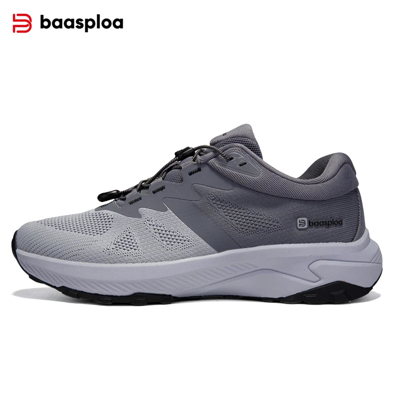 👟 Baasploa Ανδρικά Παπούτσια Πεζοπορίας – Καλοκαίρι 2025 Mesh Breathable Outdoor Sneakers 🌿🏞