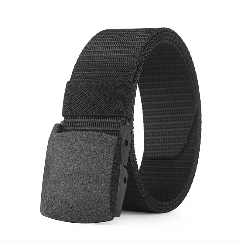 👖🪢 Unisex Tactical Ζώνη – Outdoor Casual Canvas & Nylon Belt 🎯 Μεταλλ-Free Ζώνη για Παντελόνια, Jeans & Σπορ