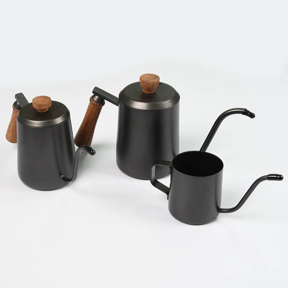 ☕✨ Drip Kettle με Λαιμό Κύκνου – Για Τέλειο Pour Over Καφέ! ✨☕ Drip Kettle Non-stick Stainless Steel
