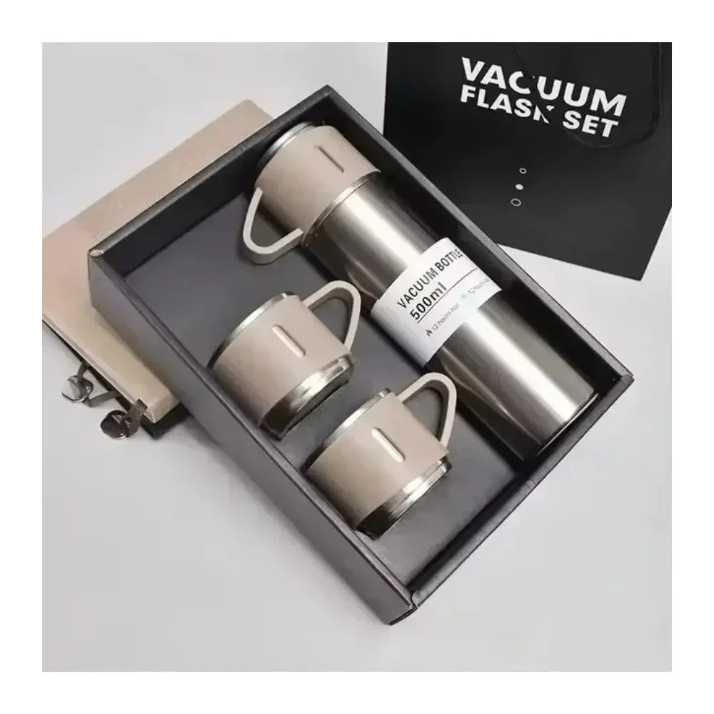 ☕🔥 500ml Θερμός Καφέ | 304 Ανοξείδωτο Ατσάλι | Business Style Thermos Bottle 👜 | Ιδανικό για Γραφείο & Ταξίδι