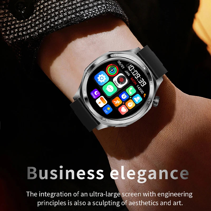 ⌚ GEJIAN Men’s 5.4 Smart Watch – Κομψότητα, Δύναμη & Λειτουργικότητα στον Καρπό σου! ⌚