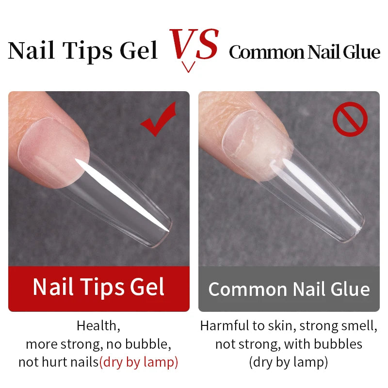 💅✨ AWStorG 3 in 1 Nail Tips Glue Gel – Πολυχρηστική Κόλλα & Gel για Τέλειο Μανικιούρ 🎯
