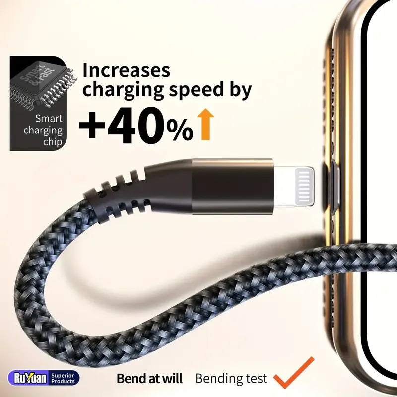 ⚡📱 LAIHONEN MFI Certified Cable – Type-C to Lightning Ταχεία Φόρτιση & Data Sync 🎯