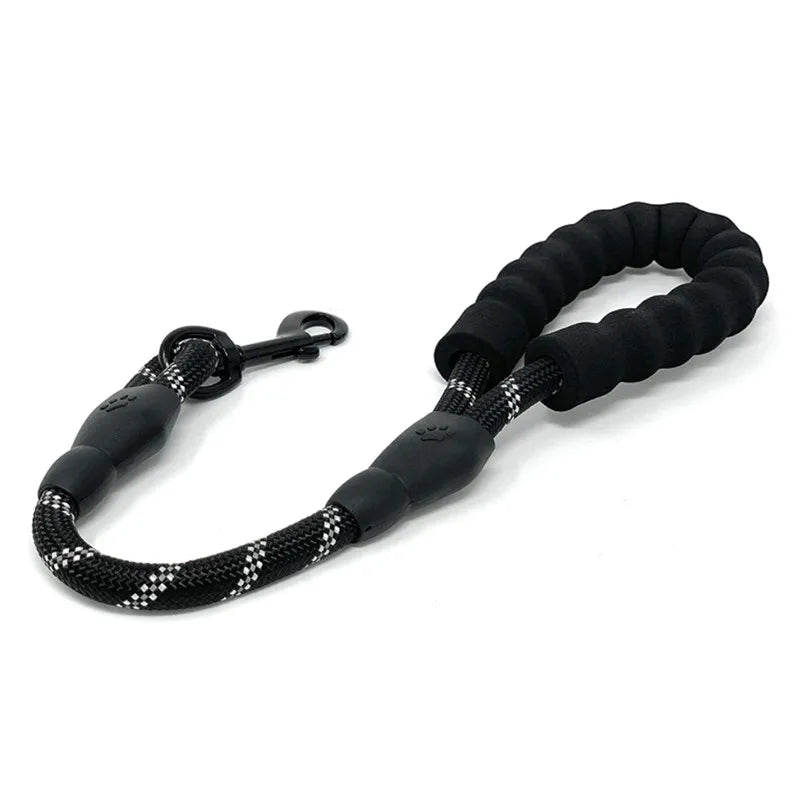 🐕🦺✋ Short Reflective Dog Leash – Ανθεκτικό Λουρί για Έλεγχο Μεγάλων Σκύλων 🚶♂️🔗 Μέγιστος έλεγχος στις βόλτες – ιδανικό για πόλη & εκπαίδευση!