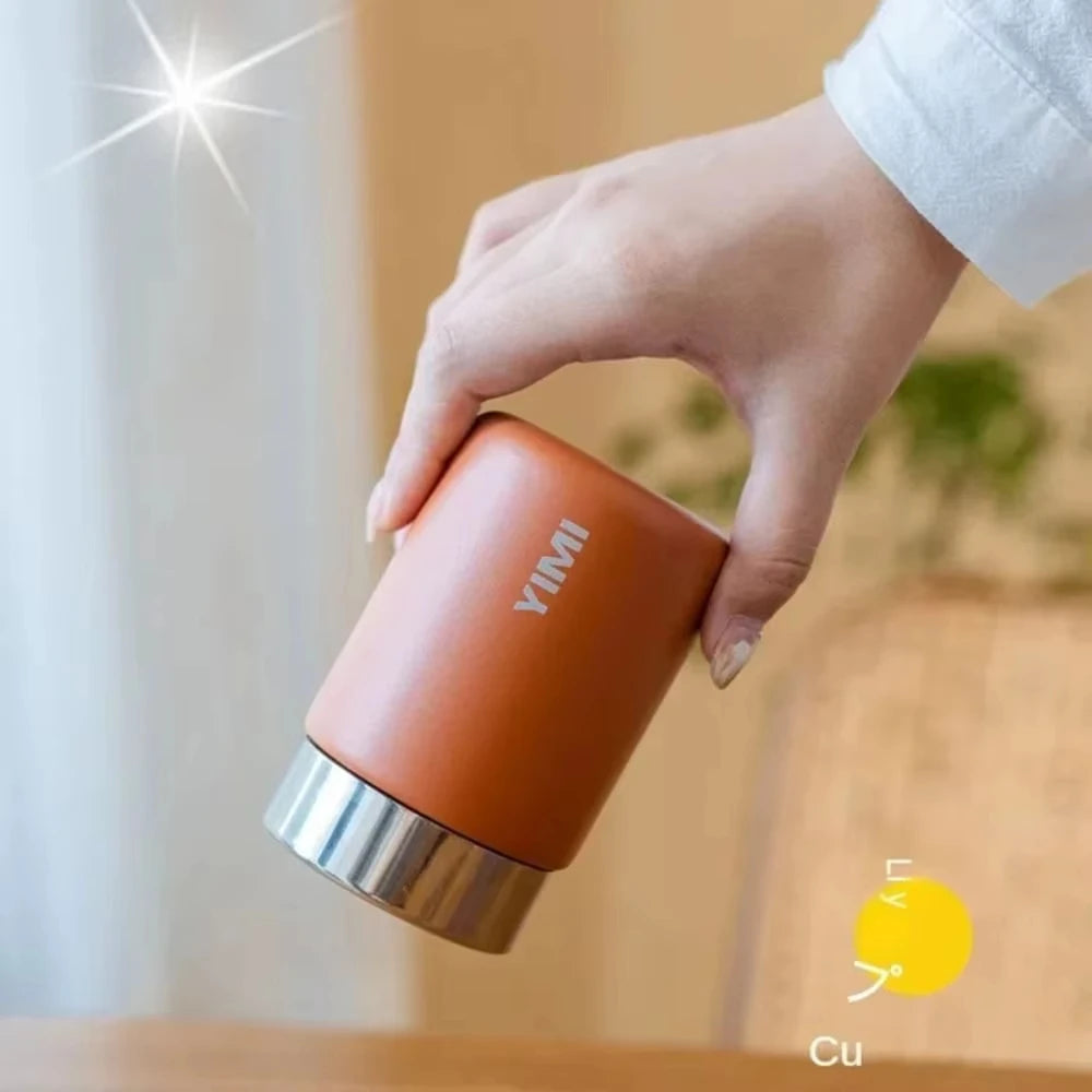 ☕🥤 Mini Θερμός 230ml | Ανοξείδωτο Ατσάλι | Cute Pocket Thermos | Καφές – Ροφήματα – Ταξίδι – Γραφείο
