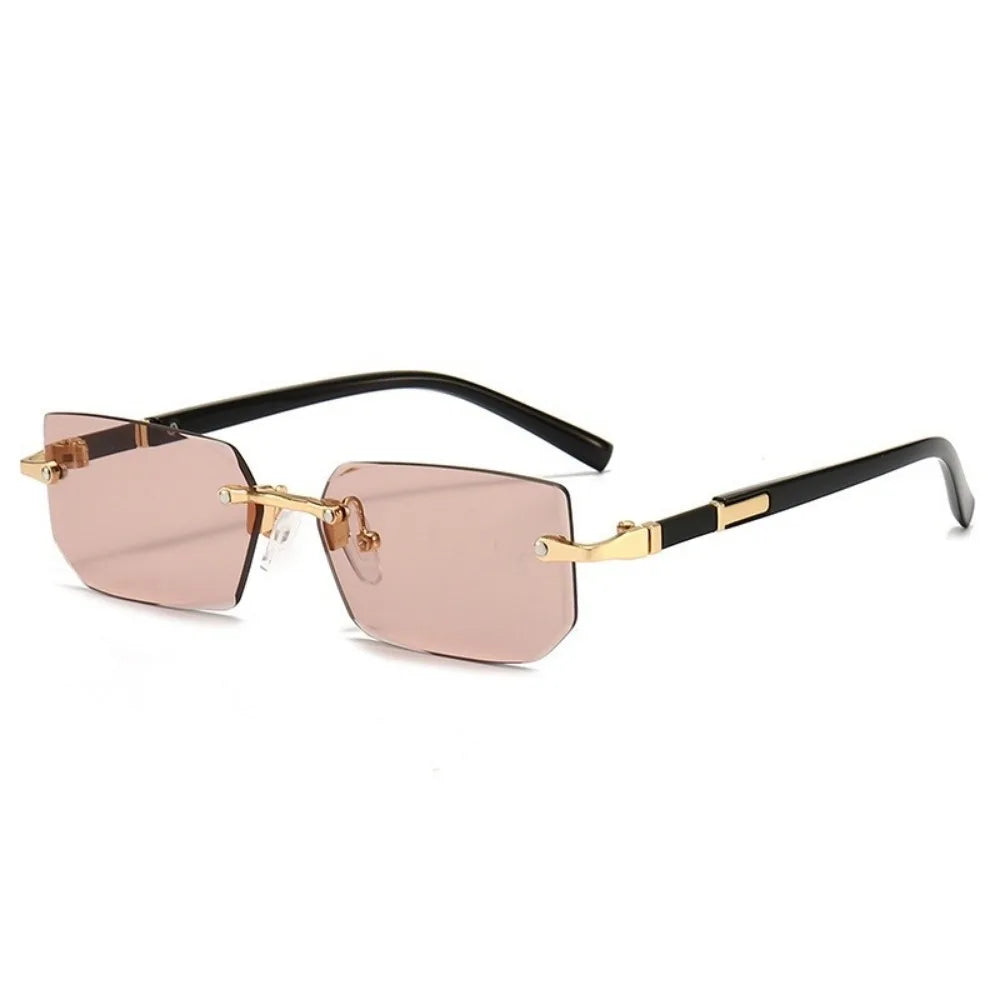 🕶️🌊 Retro Korean Γυαλιά Ηλίου – Frameless Gradient Shades ✨ UV400 Προστασία για Παραλία, Οδήγηση & Ταξίδια
