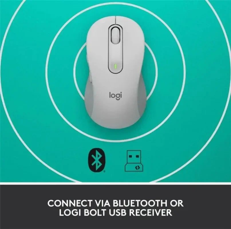 🖱️ Logitech M650 / M650L Wireless Bluetooth Mouse – Silent, Εργονομικό, Plug & Play για Δεξιόχειρες 🔇 Ιδανικό για Laptop, PC, Mac & Multi-Device Χρήση | Bluetooth + 2.4GHz | Άνεση χωρίς θόρυβο