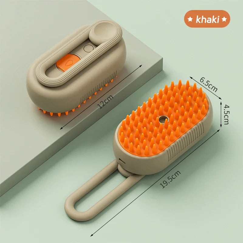 💦🐾 Pet Spray Massage Comb – Χτένα Καθαρισμού & Μασάζ με Ψεκασμό για Γάτες & Σκύλους ✨🐶🐱 Χτένισμα, καθαρισμός και φροντίδα – όλα με ένα πάτημα!