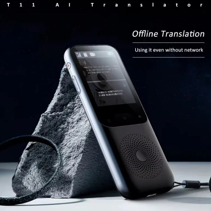 🌍 T11 Portable Audio Translator – 138 Γλώσσες, Online & Offline