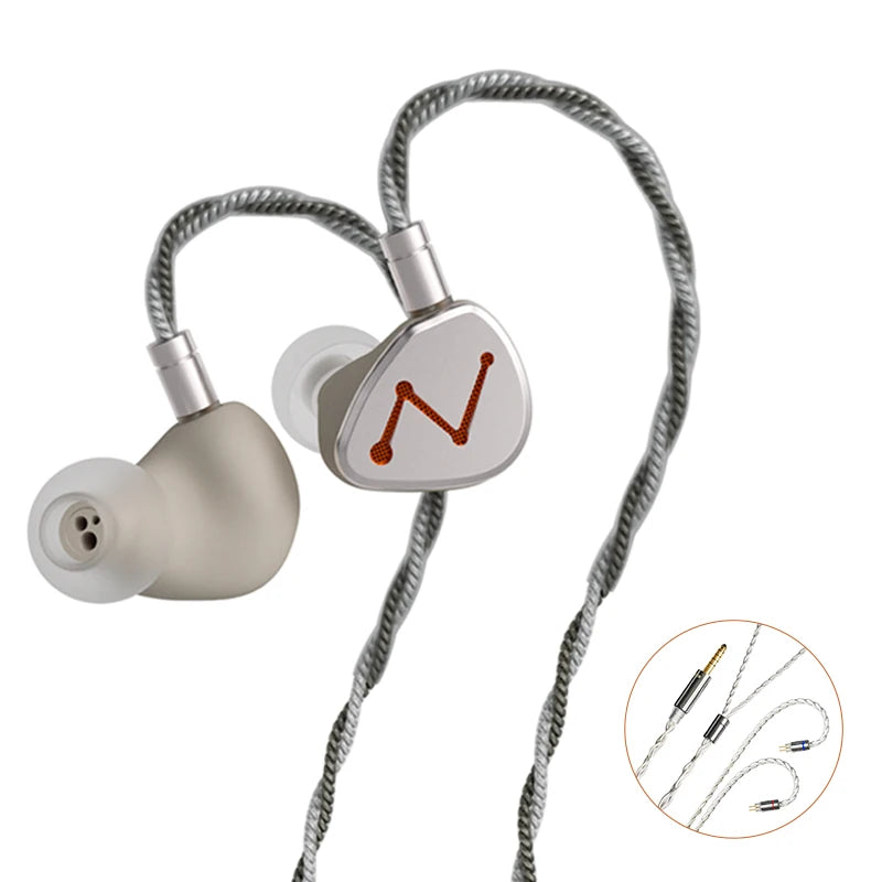 🎧 LETSHUOER DZ4 – In-Ear Monitor HIFI με 3 Δυναμικούς Οδηγούς