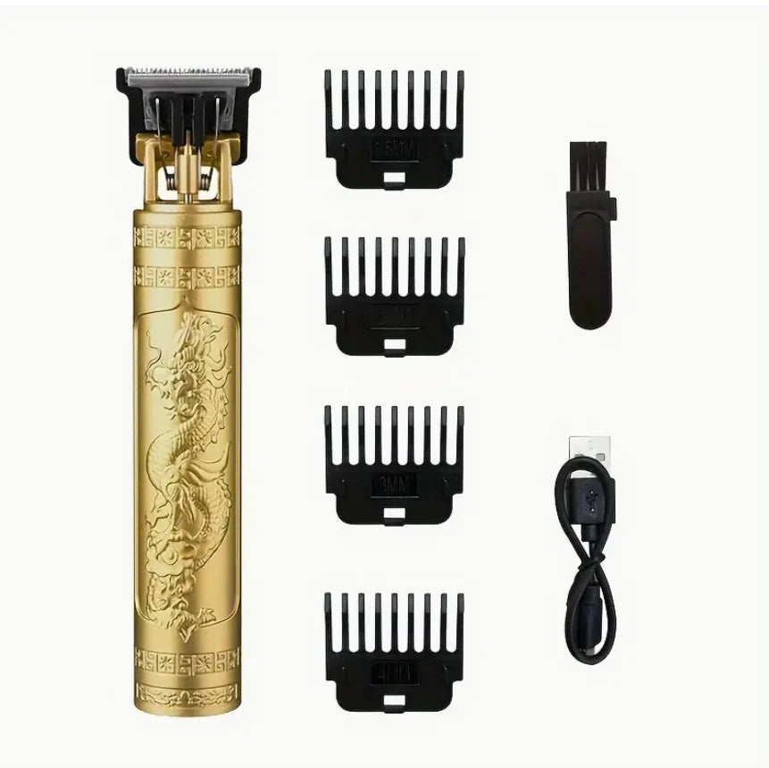 ✂️⚡ Men’s Pro Clipper – Απόλυτο Cordless Trimmer για Μαλλιά & Γένια! ⚡✂️ USB Rechargeable | Professional Hair & Beard Trimmer | Cordless Grooming Kit