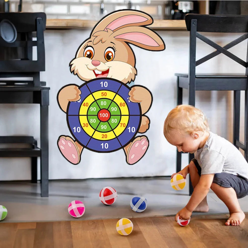 🎯✨ Εκπαιδευτικό Παιχνίδι Dart Board με Sticky Balls – Montessori Παιχνίδι για Παιδιά 3+ 🎁