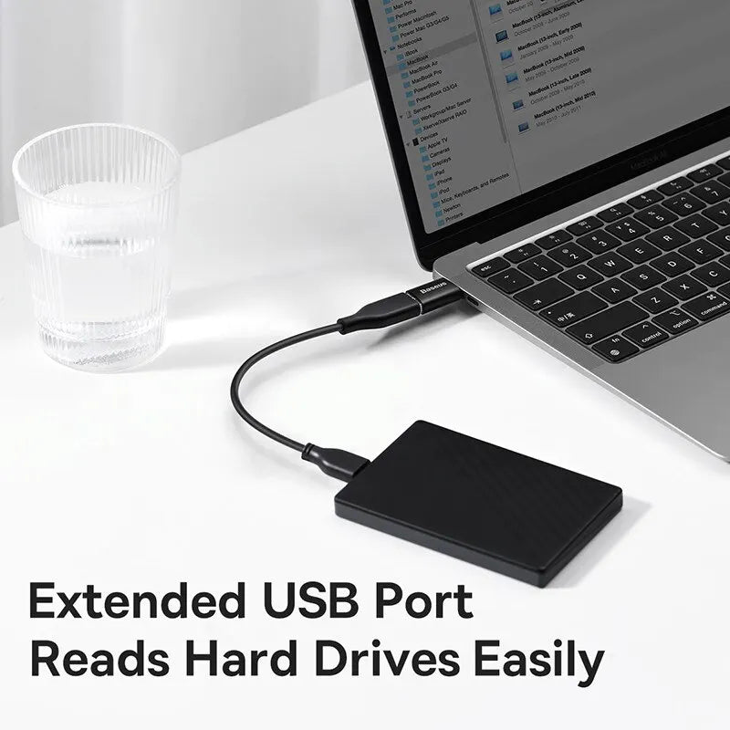 🔌 Baseus USB OTG Data Transfer Adapter – Type-C Female to USB Male Converter