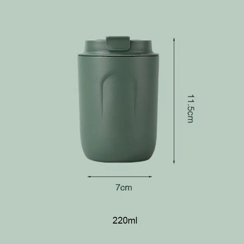 🥤 220ml Mini Θερμός Καφέ – 316 Ανοξείδωτο Ατσάλι 🔥❄️