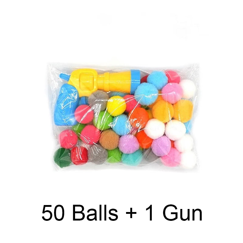 Cat Plush Ball Shooter 🐱🔫 | Silent Shooting Game 🎯 | Anti-Stress Fun 😻 | Soft Balls Included 🧸 | Interactive Cat Toy ✅