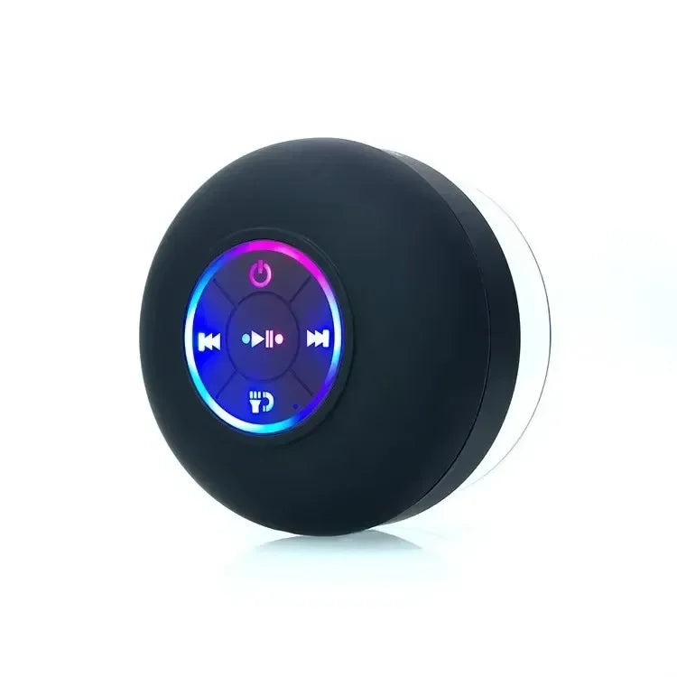 🎶💦 Mini Portable Bluetooth Speaker – IPX4 Αδιάβροχο με LED Lights & Suction Cup για Μπάνιο & Outdoor Χρήση
