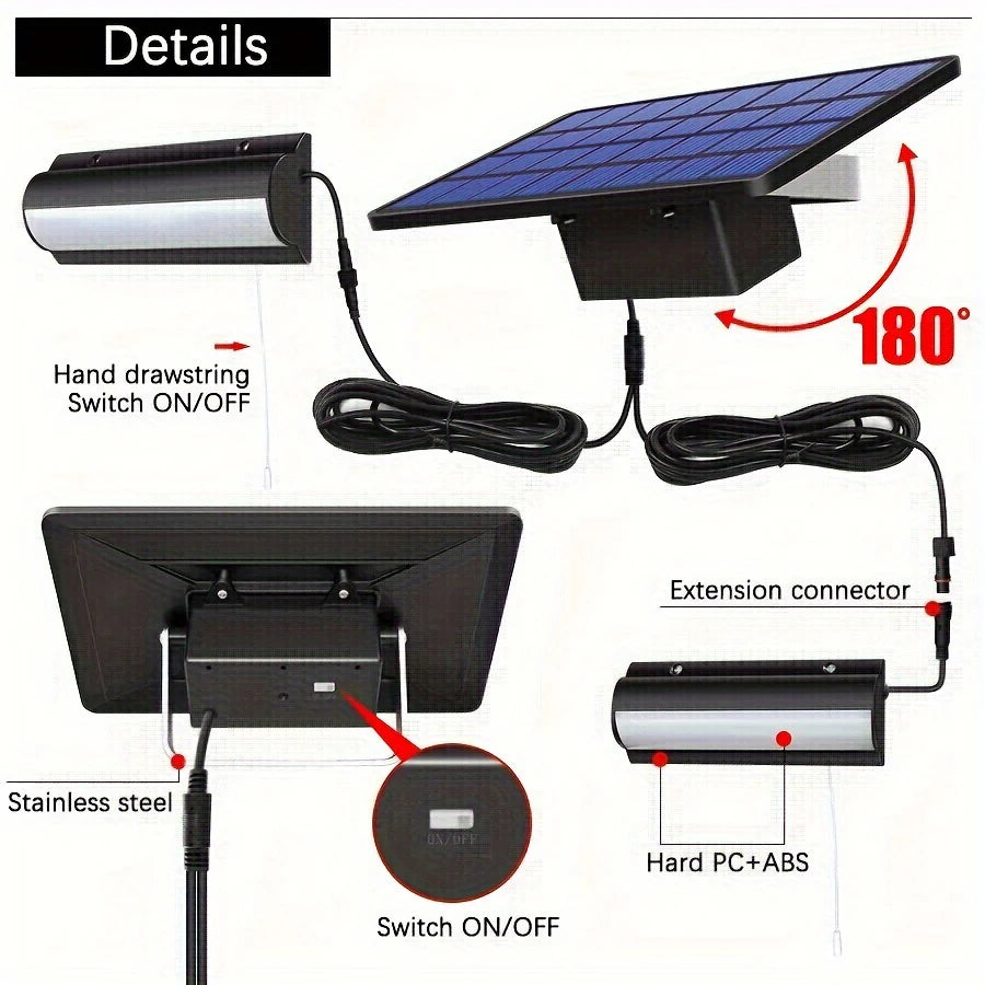 🌞💡 Upgraded Solar Pendant Light – Αυτόνομος Φωτισμός για Μέσα & Έξω! 💡🌞 IP65 Waterproof | Auto On/Off | Pull Switch | 3m Καλώδιο | White/Warm White