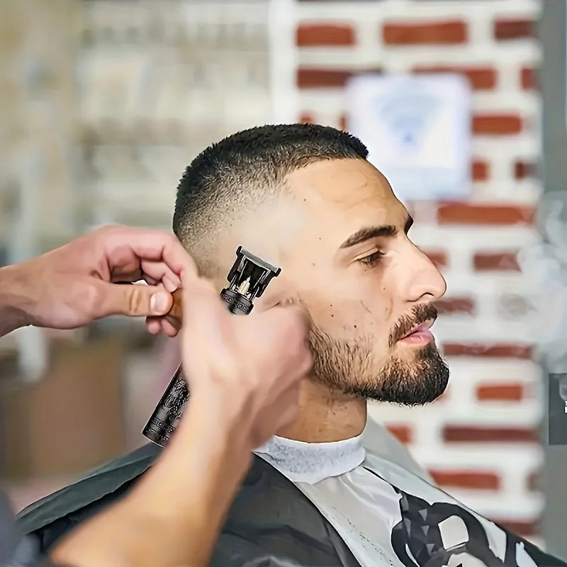✂️⚡ Men’s Pro Clipper – Απόλυτο Cordless Trimmer για Μαλλιά & Γένια! ⚡✂️ USB Rechargeable | Professional Hair & Beard Trimmer | Cordless Grooming Kit