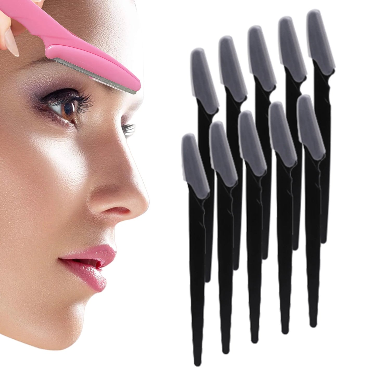 ✨ Σετ 10/40τμχ Ξυραφάκια Φρυδιών – Eyebrow Trimmer Face Blade Shaver