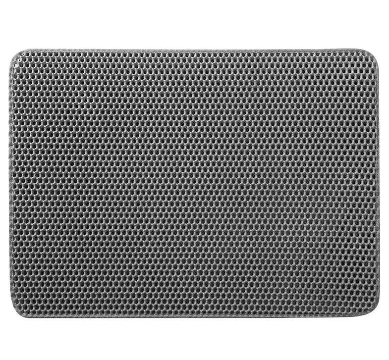 🐱 Cat Litter Mat Double Layer – Αδιάβροχο Αντιολισθητικό Χαλάκι Συλλογής Άμμου & Ούρων για Γάτες