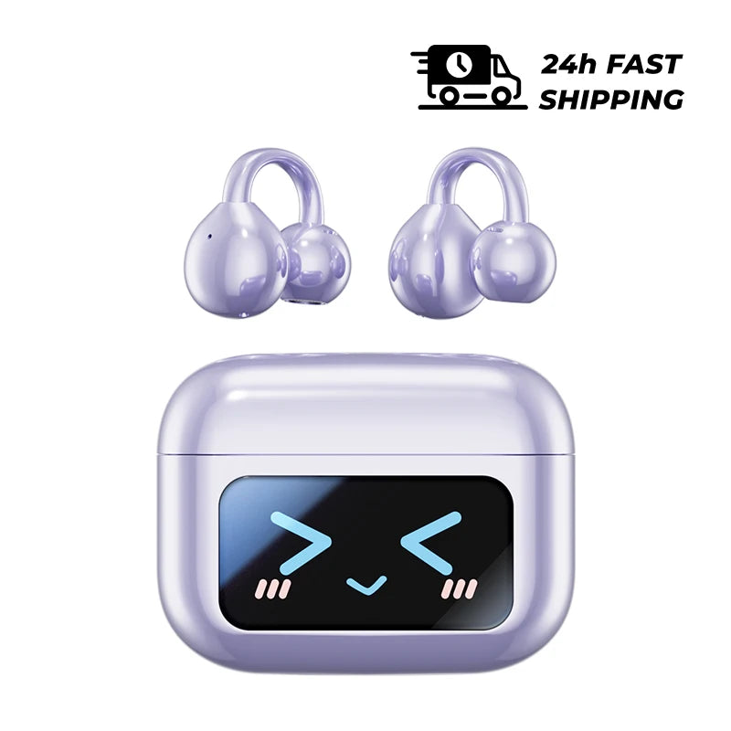 🎧 M100 – Ασύρματα Bluetooth Ακουστικά Μεταφραστής με Οθόνη Αφής & ANC