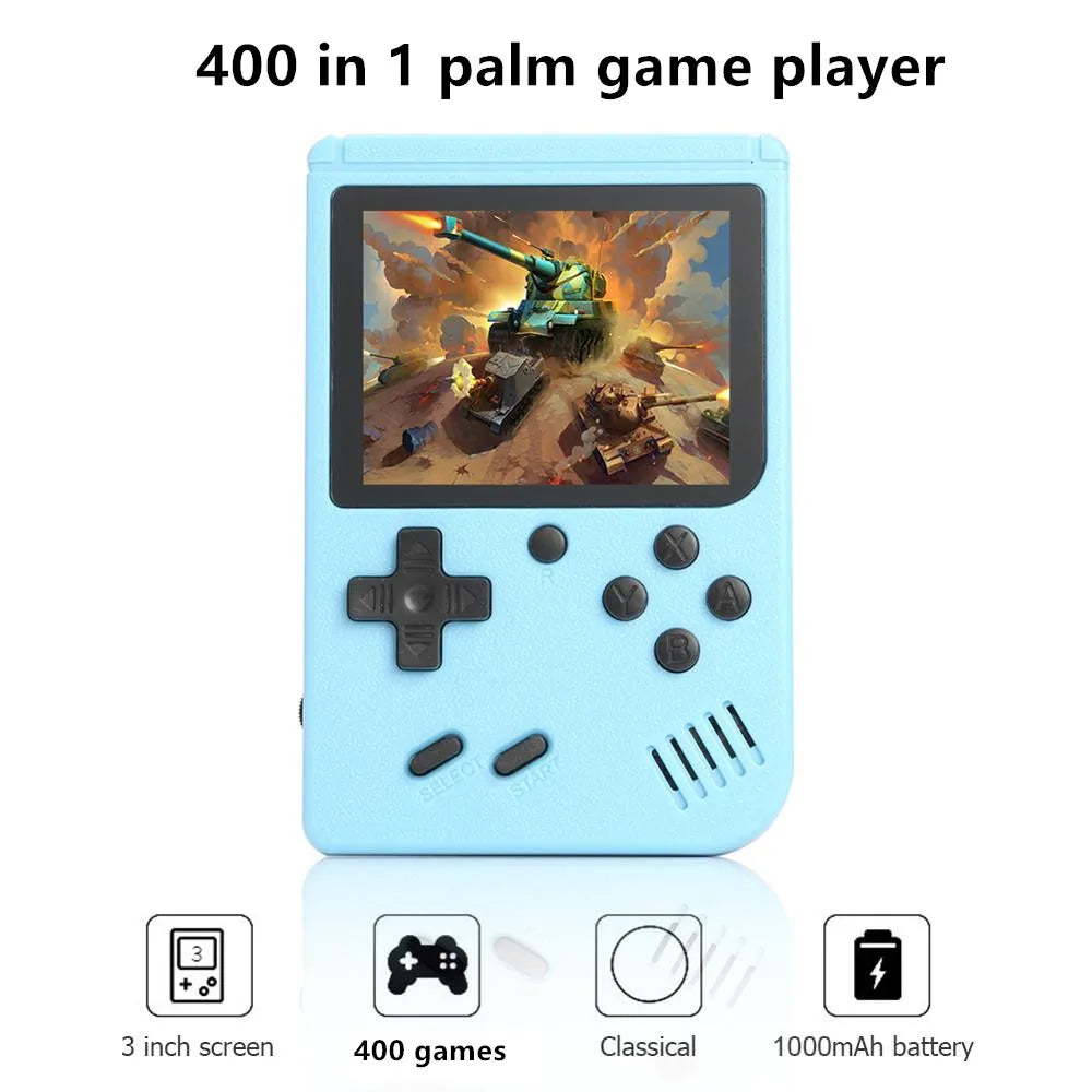 400-in-1 Retro Console 🎮 | 8-Bit Handheld 🕹️ | 3.0" Color LCD 📺 | Mini & Portable ✅ | Fun for Kids 👦👧