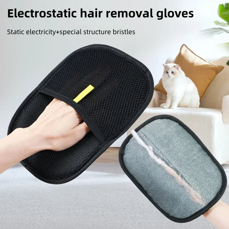 🧤🐾 Pet Hair Removal & Grooming Glove – Αντιστατικό Γάντι Διπλής Όψης για Αφαίρεση Τριχών & Μασάζ ✨🐶🐱 Για ρούχα, καναπέδες και απευθείας χρήση στο κατοικίδιό σου – χωρίς τρίχες παντού!