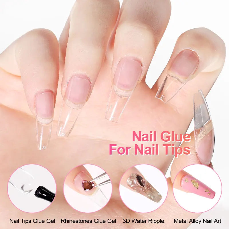 💅✨ Limegirl Nail Tips Glue Gel 7.5ml – Πολυχρηστική Κόλλα UV για Ψεύτικα Νύχια 🎯