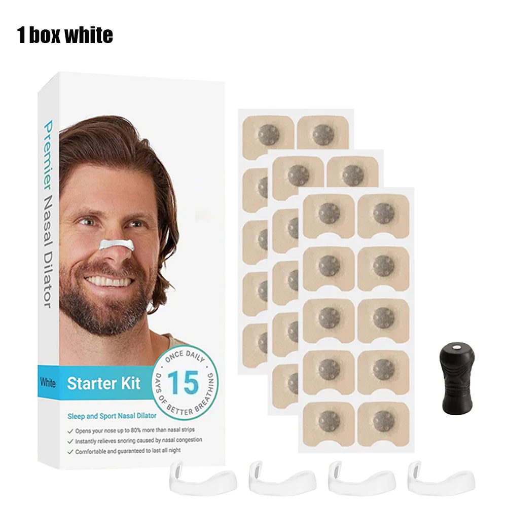 😴👃 Magnetic Nasal Dilator – Λύση για Ροχαλητό & Καλύτερη Αναπνοή! 👃😴 Anti-Snoring Strips | Boost Oxygen Intake | Sleep & Sports Breathing Aid