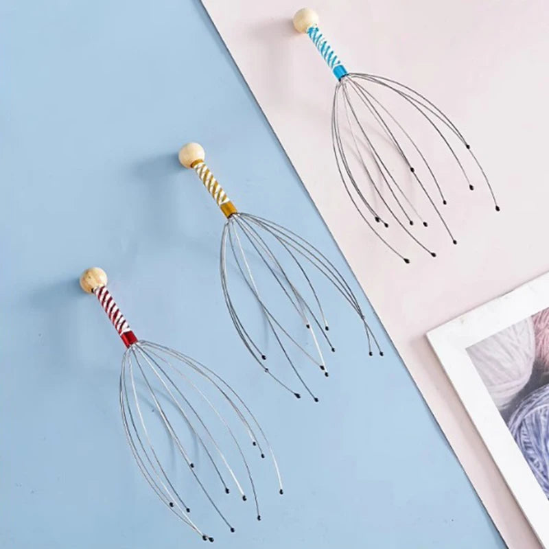 💆♂️🐙 Octopus Head Massager – Σκρατσαριστήρι Κεφαλής για Απόλυτη Χαλάρωση & Ανακούφιση