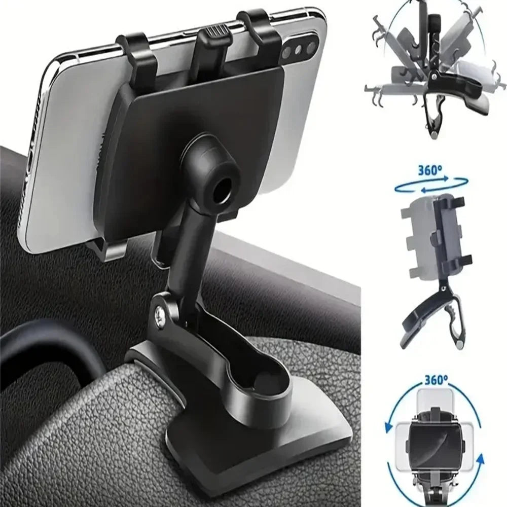 🚗📱 Universal Βάση Κινητού Αυτοκινήτου – Dashboard Clip Mount 🔄 Ιδανική για GPS & Hands-Free Χρήση (iPhone, Samsung, Xiaomi & άλλα)