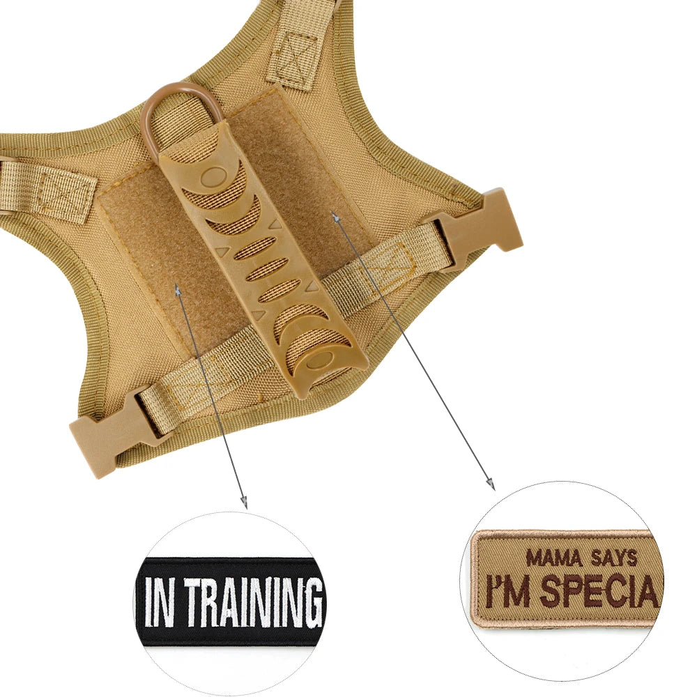🎖️🐾 Tactical Puppy Harness & Leash – Σαμαράκι Ειδικού Τύπου για Μικρούς Σκύλους & Γατάκια 🐶🐱 Στιβαρό, ρυθμιζόμενο και άνετο – για εκπαίδευση, βόλτες & περιπέτεια!