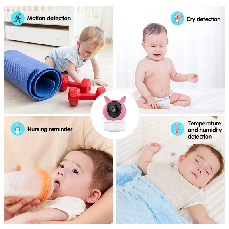 🍼📹 Danmini Smart Baby Monitor – Με Tuya App & Οθόνη 5” HD Η πιο έξυπνη και ασφαλής λύση για να έχεις το μωρό σου πάντα μπροστά σου – όπου κι αν είσαι! 💖