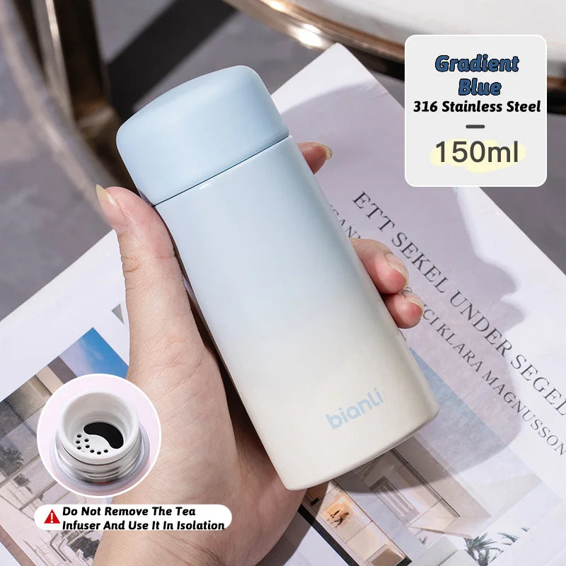 🥤 Mini Θερμός Κούπα 150ml | 304 Stainless Steel Travel Tumbler – Vacuum Insulated Portable Thermos Cup