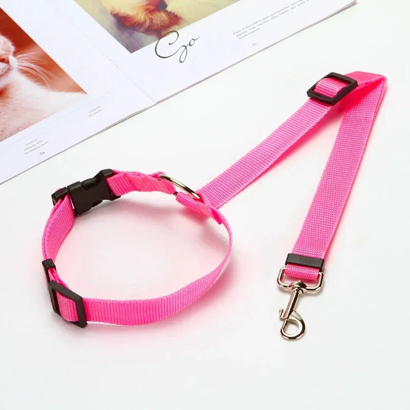 🚘🐾 Adjustable Pet Car Seat Belt – Ζώνη Ασφαλείας Καθίσματος για Μικρούς Σκύλους & Γάτες 🛡️🐶 Ασφαλείς μετακινήσεις χωρίς άγχος – εύκολη σύνδεση στο προσκέφαλο!