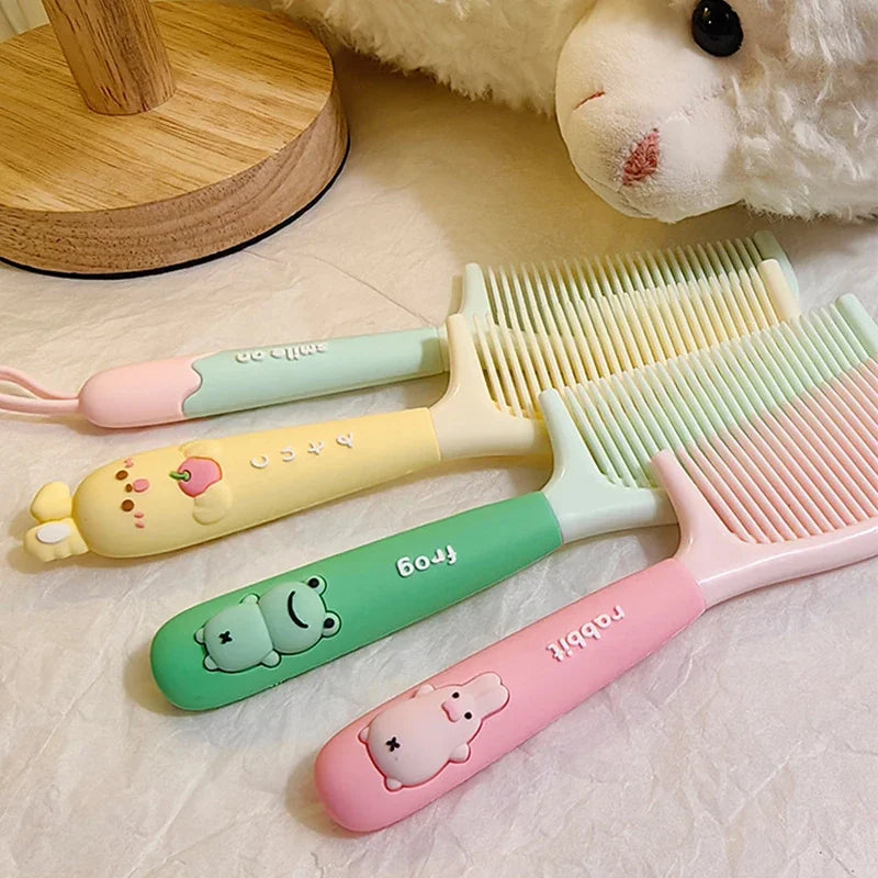 🐻🐰 Cute Kawaii Cartoon Bear/Rabbit Μακρύ Χτενάκι – Βούρτσα Μαλλιών για Κορίτσια & Γυναίκες Χαριτωμένη, πρακτική και ιδανική για απαλή περιποίηση μαλλιών χωρίς μπερδέματα! 💖✨
