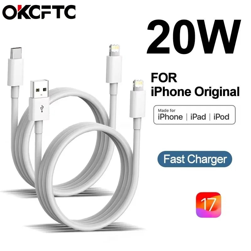 ⚡📱 Apple Original PD USB-C to Lightning Cable – Γνήσιο Καλώδιο Ταχείας Φόρτισης 🎯