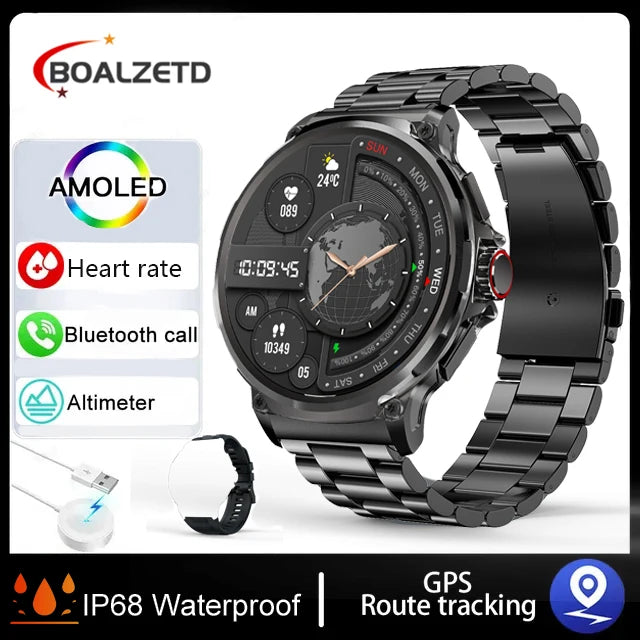 ⌚ New 1.85” Ultra HD Smart Watch – Δύναμη, GPS & Στυλ στον Καρπό σου! ⌚