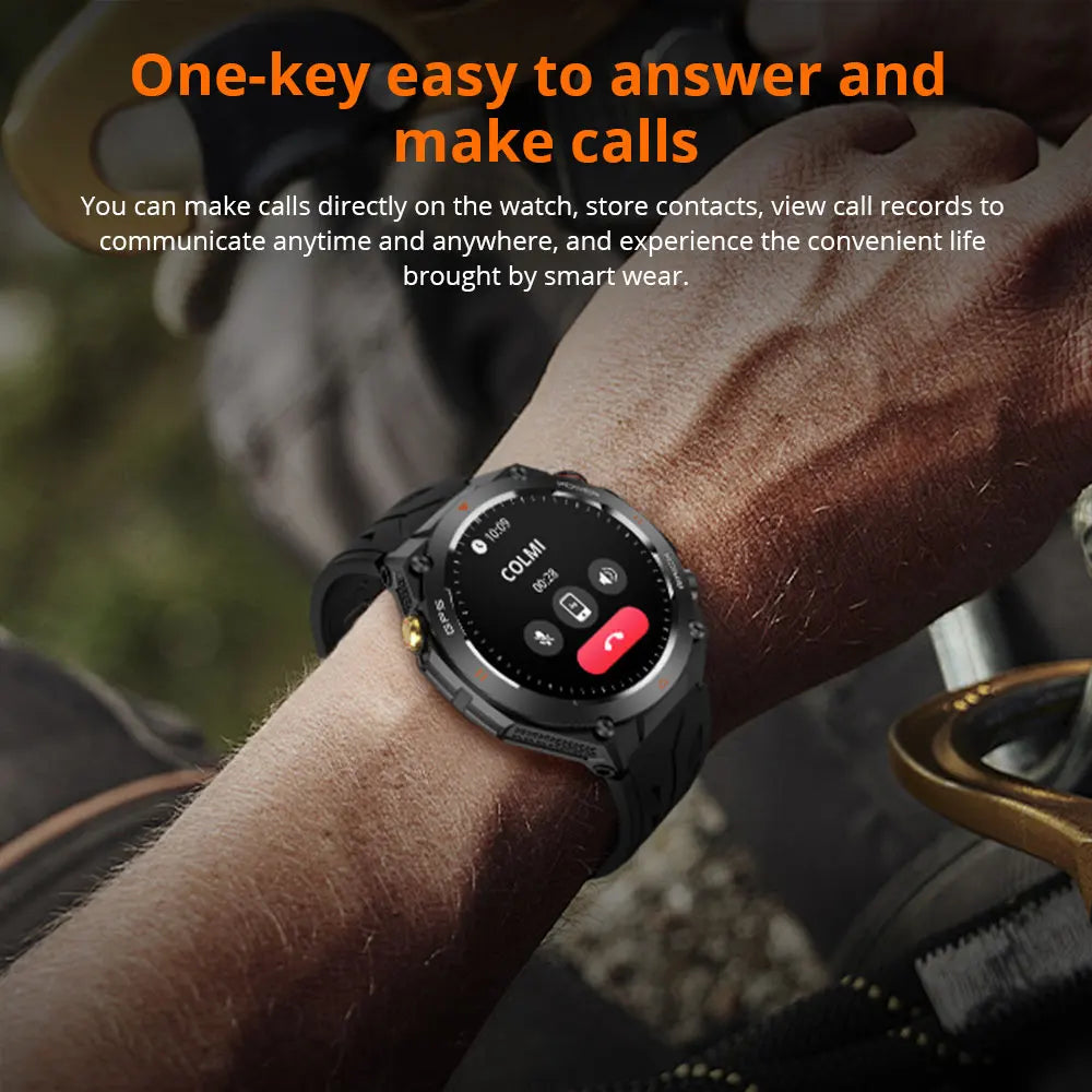 ⌚ COLMI V75 – GPS Smartwatch με Οθόνη 1.45” Ultra HD & Κλήσεις