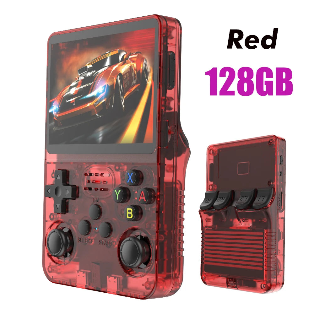 R36S Retro Console 🎮 | 3.5" IPS Screen 📺 | Linux System 🐧 | 64G/128G Games 💾 | Pocket Fun for Kids 👦👧