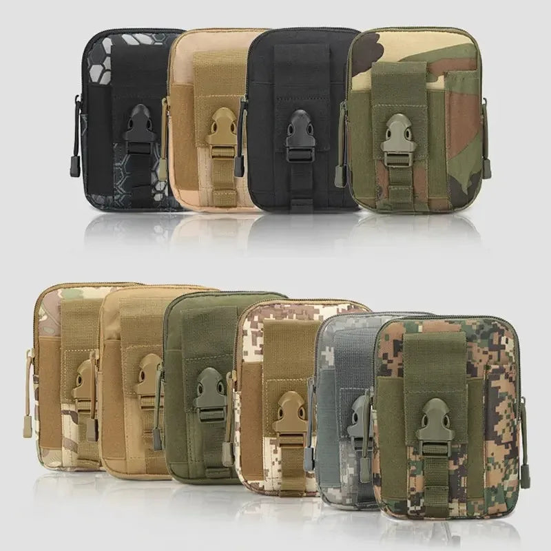 🎒📱 Ανδρική Τσαντάκι Ζώνης – Αδιάβροχο Nylon Molle Pouch με Θήκη Κινητού & Πολυχρηστική Σχεδίαση 🛠️🌲