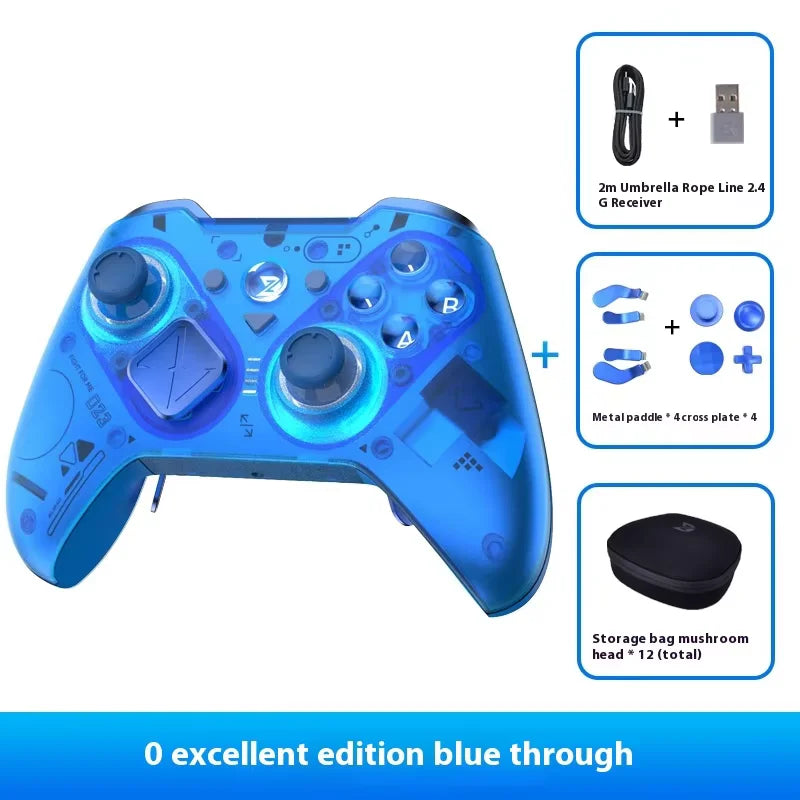 🎮 ZD O+ Excellent Elite Modular RGB GamePad – Προσαρμόσιμος Ασύρματος & Ενσύρματος Ελεγκτής για PC / Steam / Nintendo Switch | 3D Hall Joystick & RGB Φωτισμός