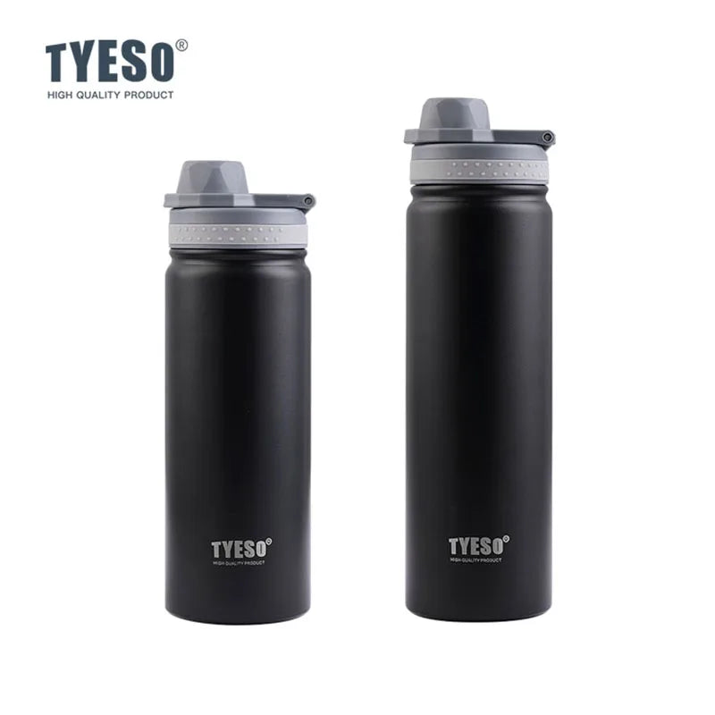 🚶♂️🥤 Tyeso Θερμός 530ml / 750ml | Ανοξείδωτο 304 | Travel Sport Bottle | Ζεστά & Κρύα Ροφήματα 6-12 ώρες