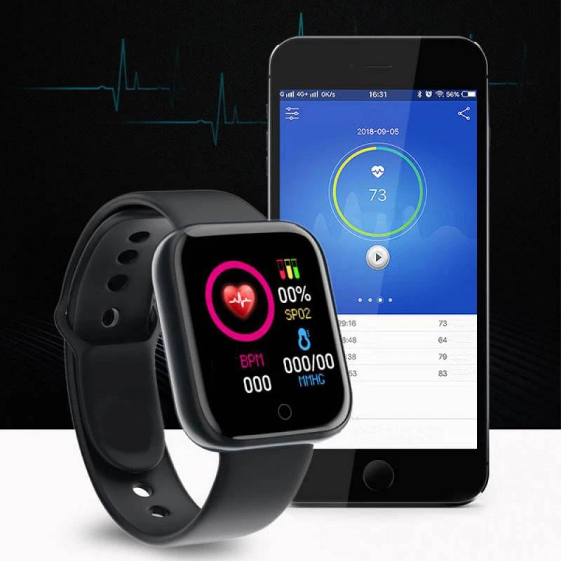 ⌚📱 Y68 / D20 Smart Watch – Fitness Tracker με Ειδοποιήσεις, Καταγραφή Μουσικής & Αθλητικών Δεδομένων