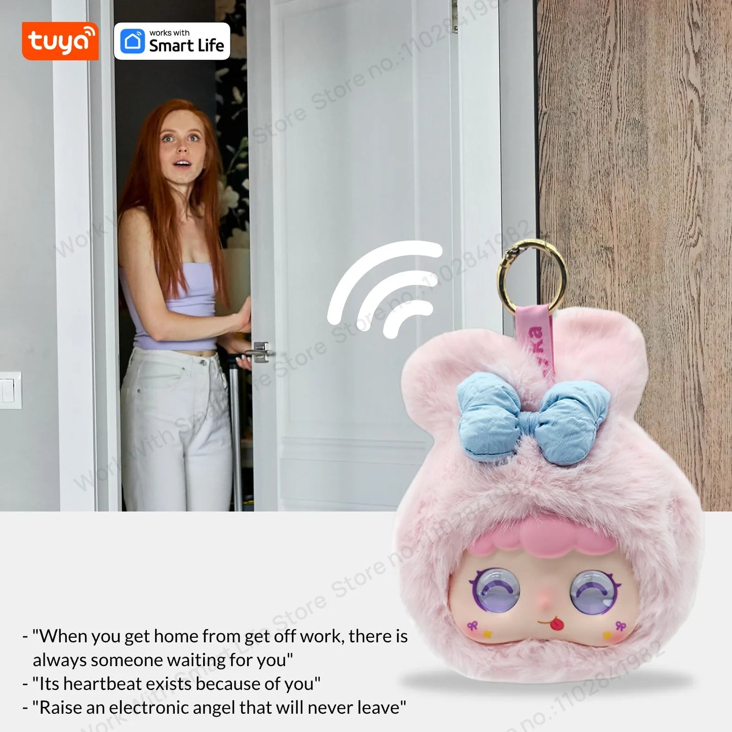 🤖 Tuya Smart AI Plush Robot – LED Μάτια | Φωνητικός Έλεγχος | Διαδραστικό Παιχνίδι για Παιδιά & Smart Home