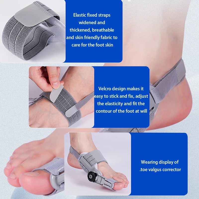 🦶✨ Bunion Corrector – Unisex Toe Separator & Hallux Valgus Straightener 🎯